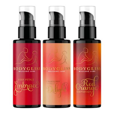 Bodygliss Sensual Delight | Set d'huiles de massage et lubrifiants 2-en-1