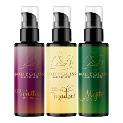 Bodygliss Tropical Temptation | Set d'huiles de massage et lubrifiants