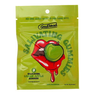 GoodHead Salivating Gummies | Bonbons  pour sexe oral pomme