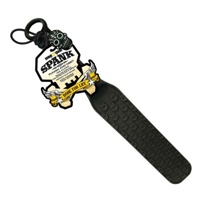 Boneyard Spank | Tapette à fessée en silicone avec motifs tête de mort