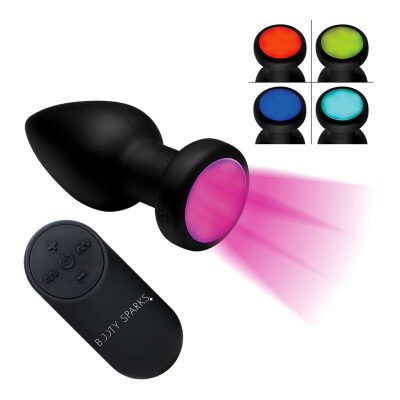 Booty Sparks Light Up | Plug anal vibrant avec éclairage LED intégré