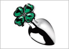 Booty Sparks Lucky Clover butt plug with four-leaved clover - M