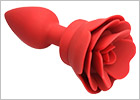 Plug anal vibrant et tlcommand avec rose Booty Sparks - Rouge