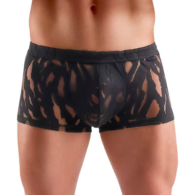Svenjoyment | Boxer noir pour homme avec motifs tribal