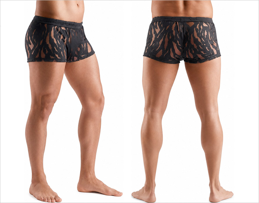 Boxer pour homme avec motif zebré Svenjoyment
