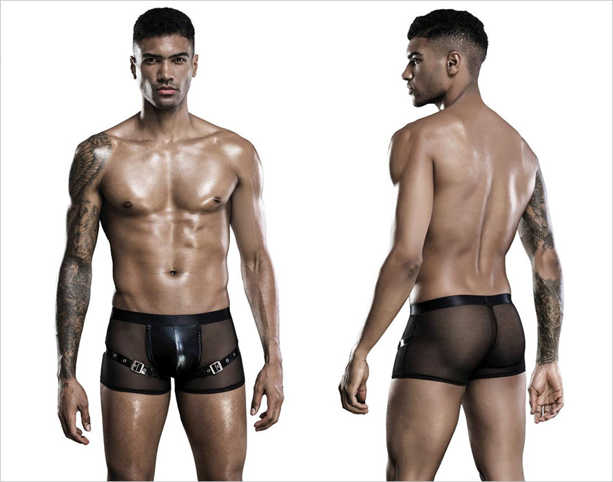 Boxer pour homme Saresia Roleplay Fetish - Noir