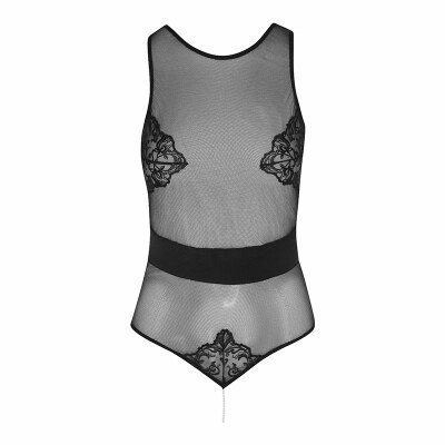 Bracli Vienna stimulierender Perlen-Body - Schwarz Bracli Vienna stimulierender Perlen-Body - Schwarz