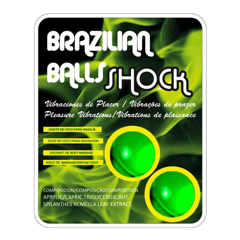 Brazilian Balls Shock stimulierende & erregende Gleitmittelkugeln