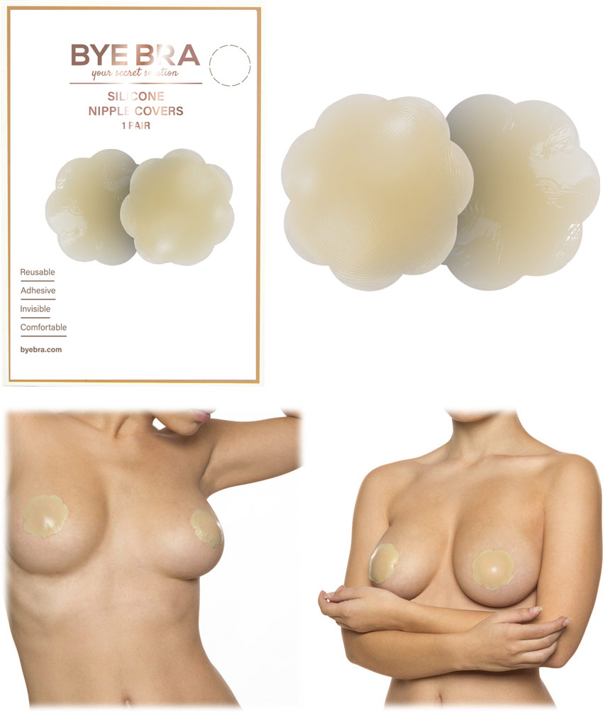 Bye Bra Petal reusable nipple pasties