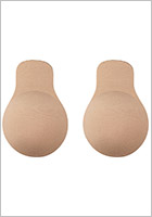Bye Bra Fabric Pull-Ups push-up nipple pasties - Nude (M)