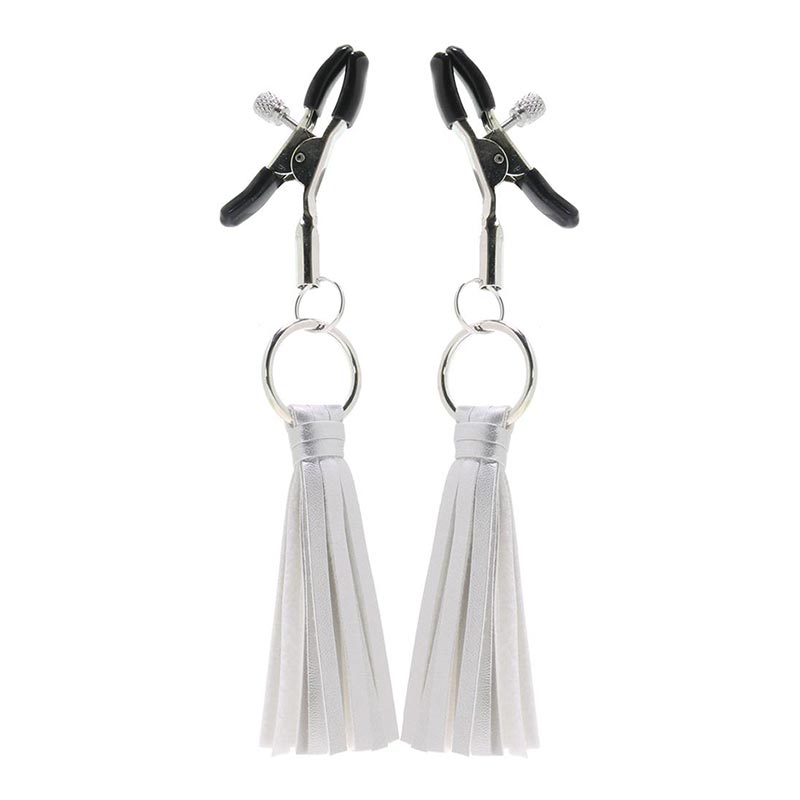CalExotics Playful Tassels Nipple clamps - Silver