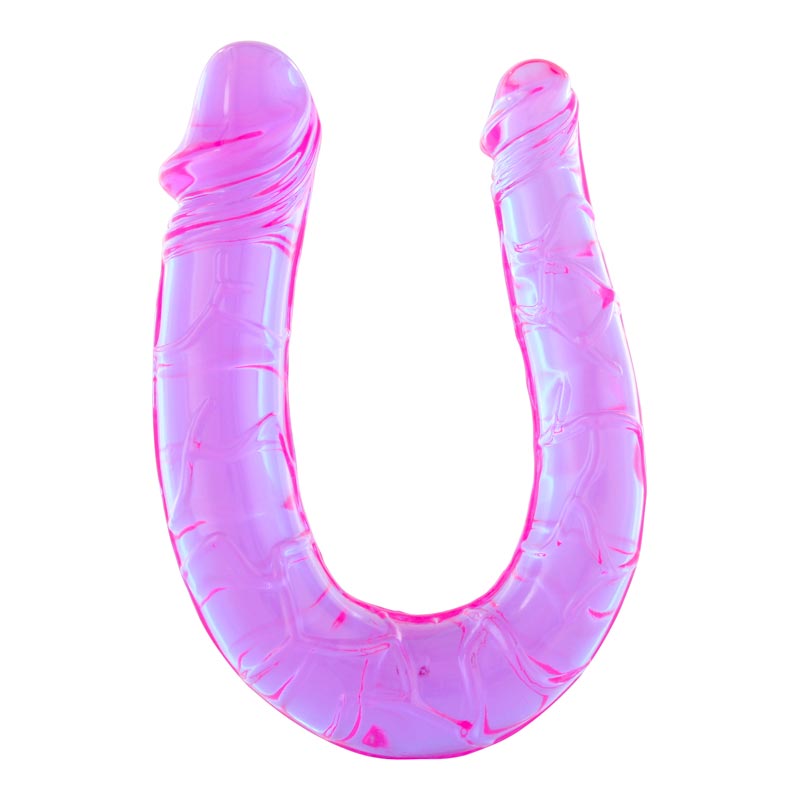 Mini Doppeldildo - Lavendel - 29 cm