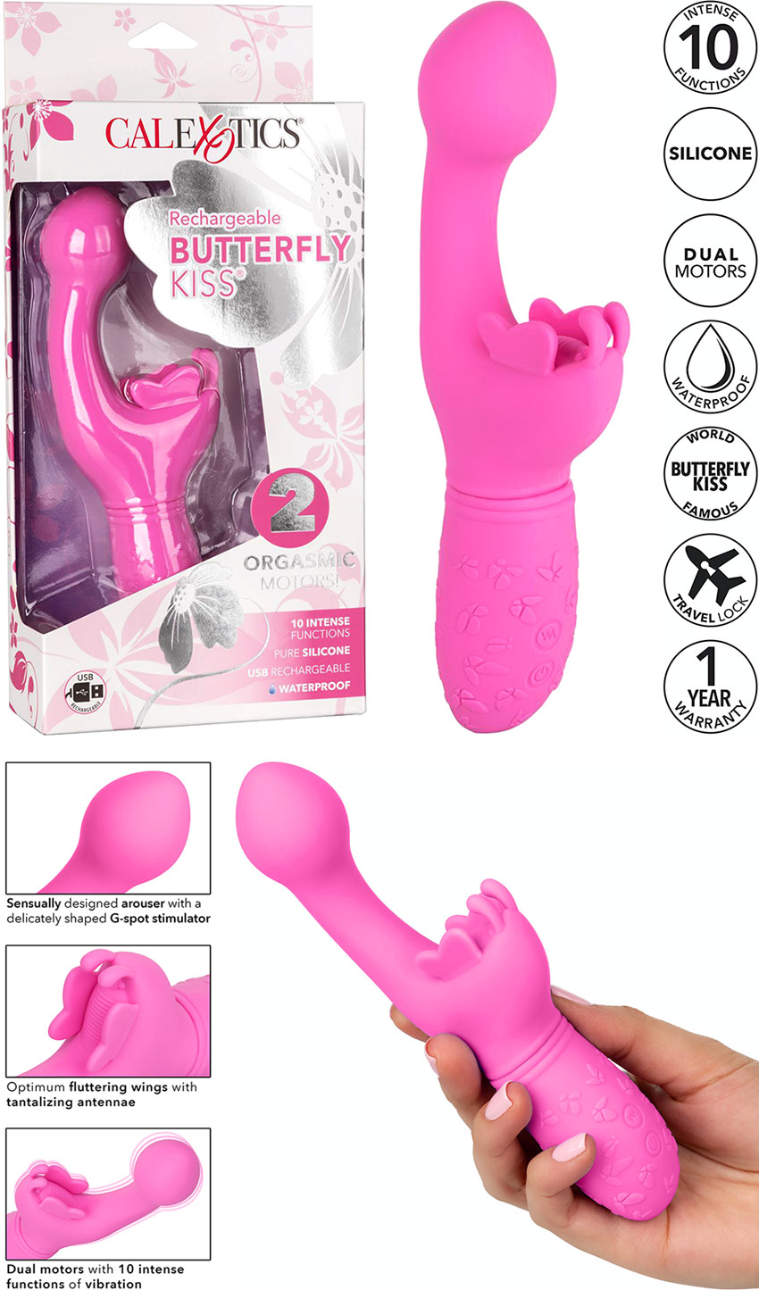 Butterfly Kiss Rechargeable vaginal and clitoral vibrator