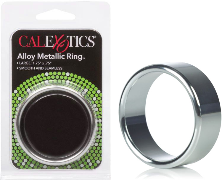 CalExotics metallic penis ring - 45 mm