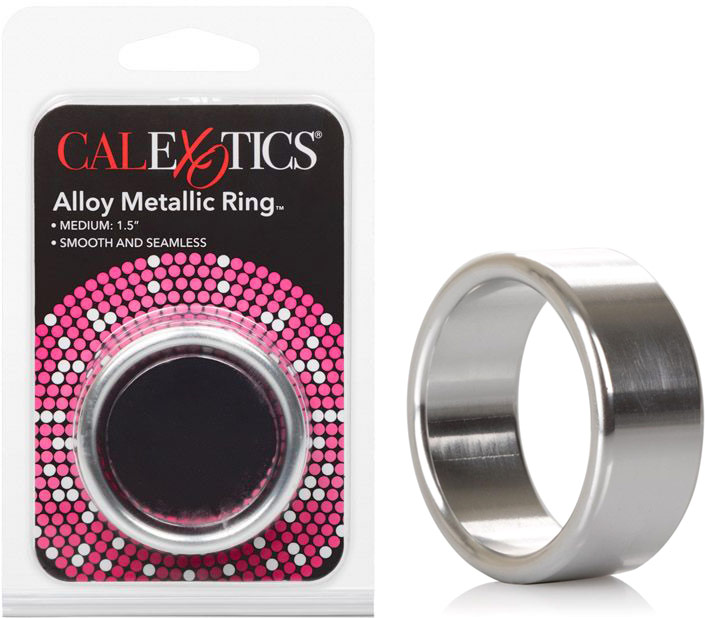 CalExotics metallic penis ring - 40 mm