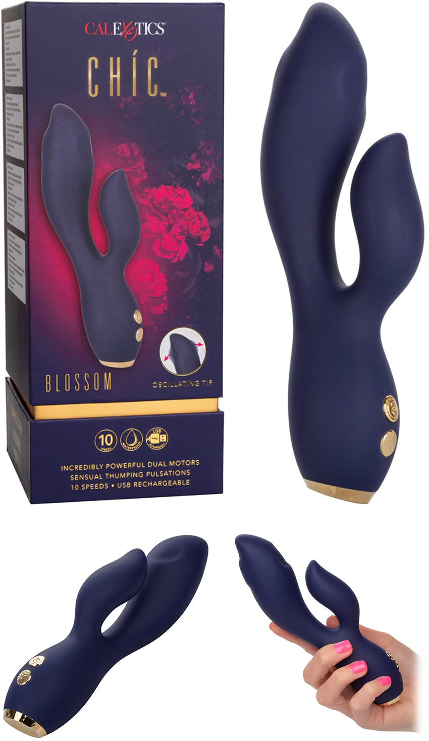 CalExotics Chic Blossom Rabbit-Vibrator
