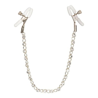 CalExotics Crystal Chain | Nippelklemmen mit Strasskette