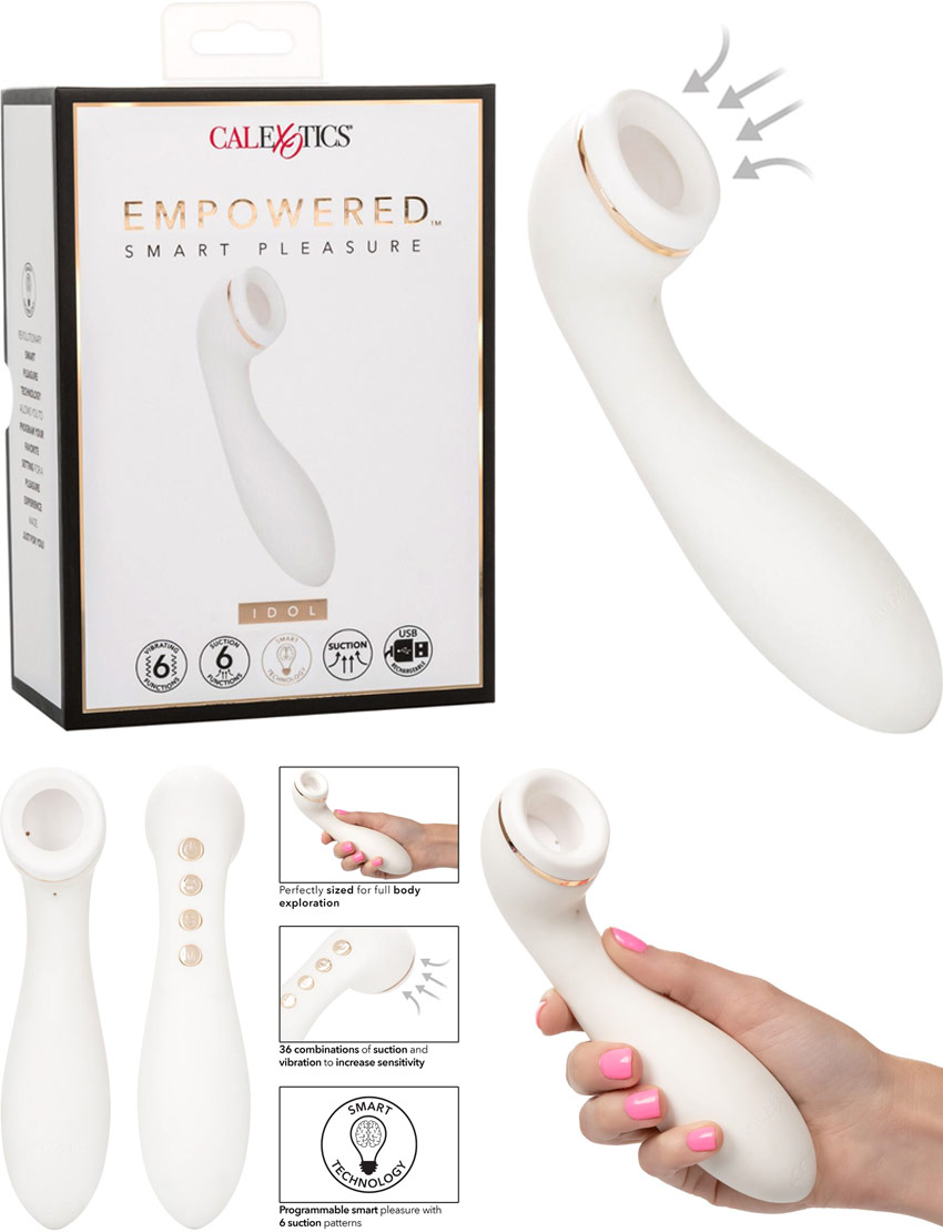 Empowered Smart Pleasure Idol vibrator with suction
