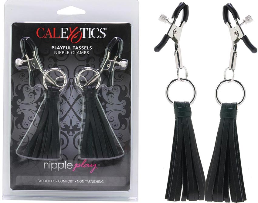 CalExotics Playful Tassels Nipple clamps - Black
