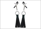 Pinze per capezzoli CalExotics Playful Tassels - Nero