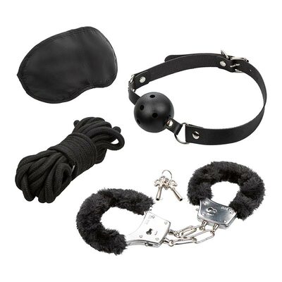 CalExotics Pleasure Kits | Komplettes BDSM-Set bestehend aus 4 Teilen