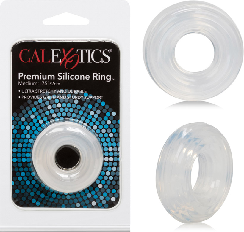 Anneau pénien en silicone CalExotics Premium Ring - Moyen