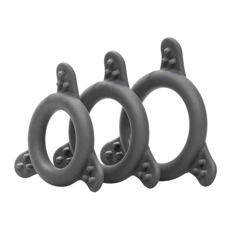 Anneaux péniens en silicone CalExotics Pro Series (3x)