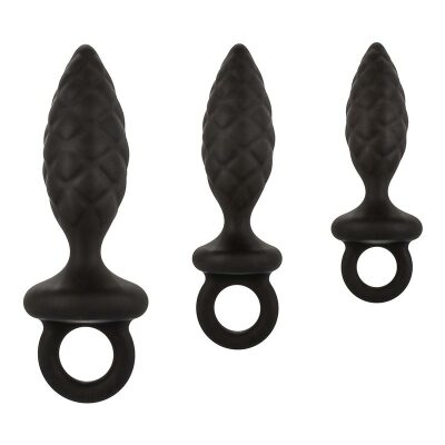 CalExotics Silicone Anal Probe Kit |Set mit 3 strukturierten Analplugs