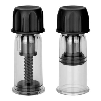 Vacuum Twist Suckers | Aspire-tétons | Noir | 2 pièces