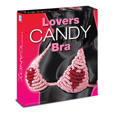 Candy Bra Lovers | BH aus Bonbons hergestellt | Rotes Herz