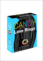 Candy Love Rings - Anello per pene con caramelle - 3 p.zi