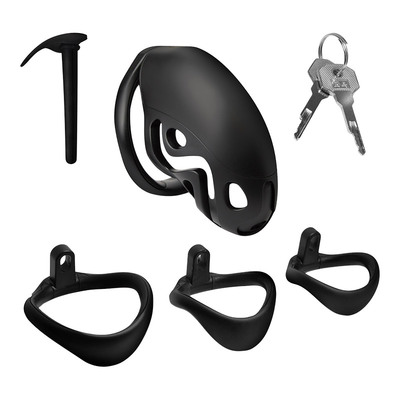 Master Series Captor | Cage de chasteté en plastique et silicone