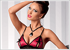 Casmir Completo Carisma Bikini - 3 pezzi - Nero e rosso (S/M)