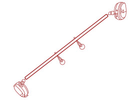 BDSM Spreizstangen online kaufen - KissKiss