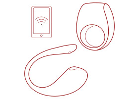 Sextoys Connectés & Vibromasseur pour Smartphone - KissKiss