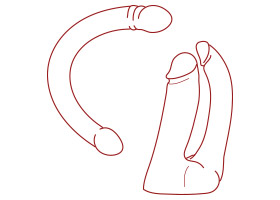 Double Dildos & Godes pour couples - KissKiss