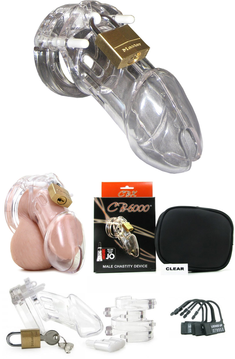 CB-X CB-6000 Clear Polycarbonate Chastity Cage