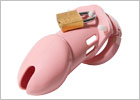 Gabbietta di castità in policarbonato rosa CB-X CB-6000