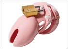 Gabbietta di castità in policarbonato rosa CB-X CB-6000 S