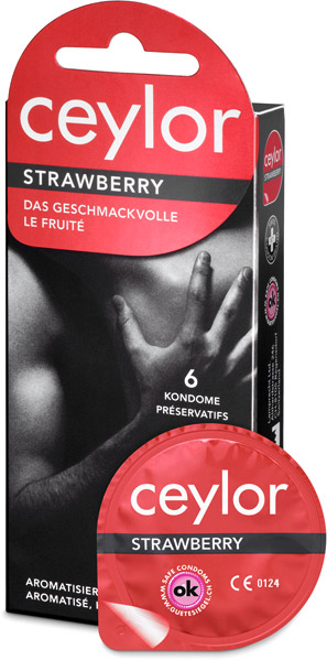 Ceylor Strawberry (6 Condoms)