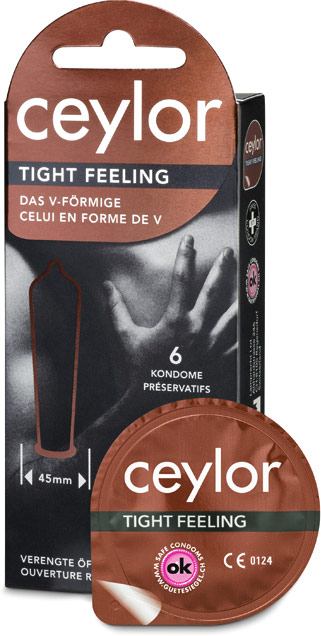 Ceylor Tight Feeling - Hotshot (6 Condoms)