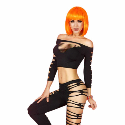 Chilirose 3654 Top & Leggings - Schwarz