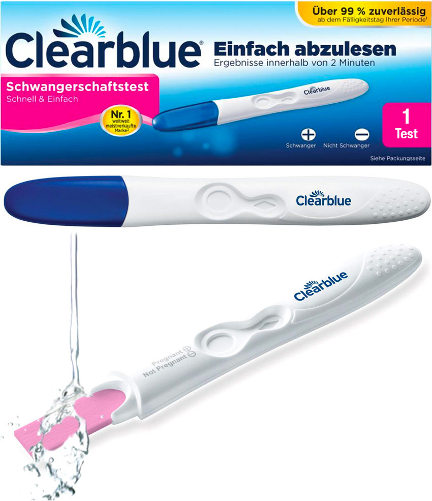 Clearblue - Schneller und einfacher Schwangerschaftstest
