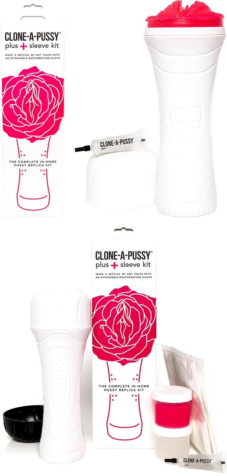 Clone-A-Pussy Plus - Kit per il calco di una vagina con masturbatore