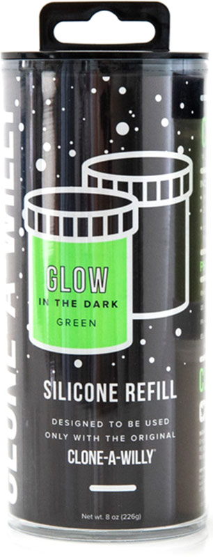Clone-A-Willy - Liquid Silicone Refill - Phosphorescent Green