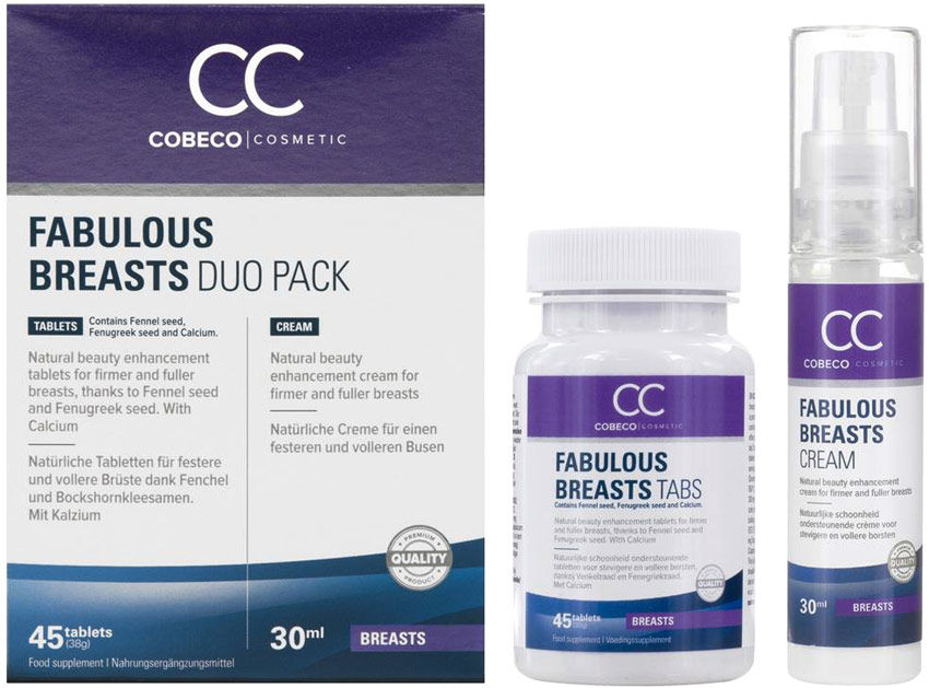 Fabulous Breasts - Bust Enhancement (Cream & tablets)