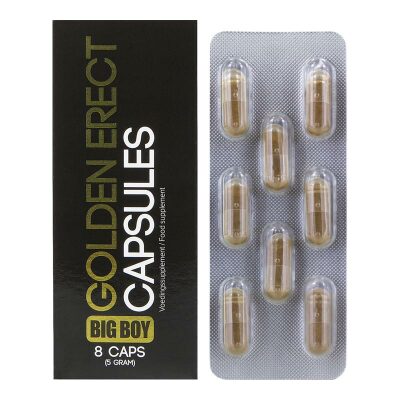 Big Boy Golden Erect | Tabletten zur Stimulation der Erektion | 8 St.