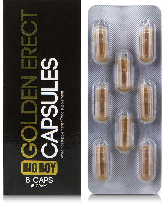 Big Boy Golden Erect Capsules (8 comprimés)