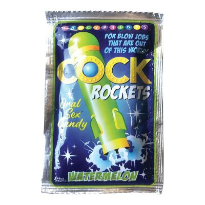 Candy Prints Cock Rocket | Explosive Bonbons für oralen Sex Wassermelone