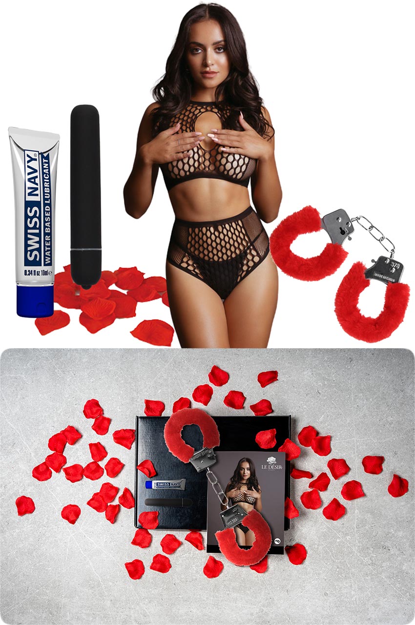 Erotic gift box for Valentine's Day - 5 pieces